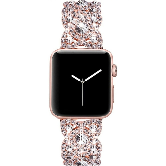 🆕️ Elegant Rhinestone Apple Replacement Band - Picture 3 of 4